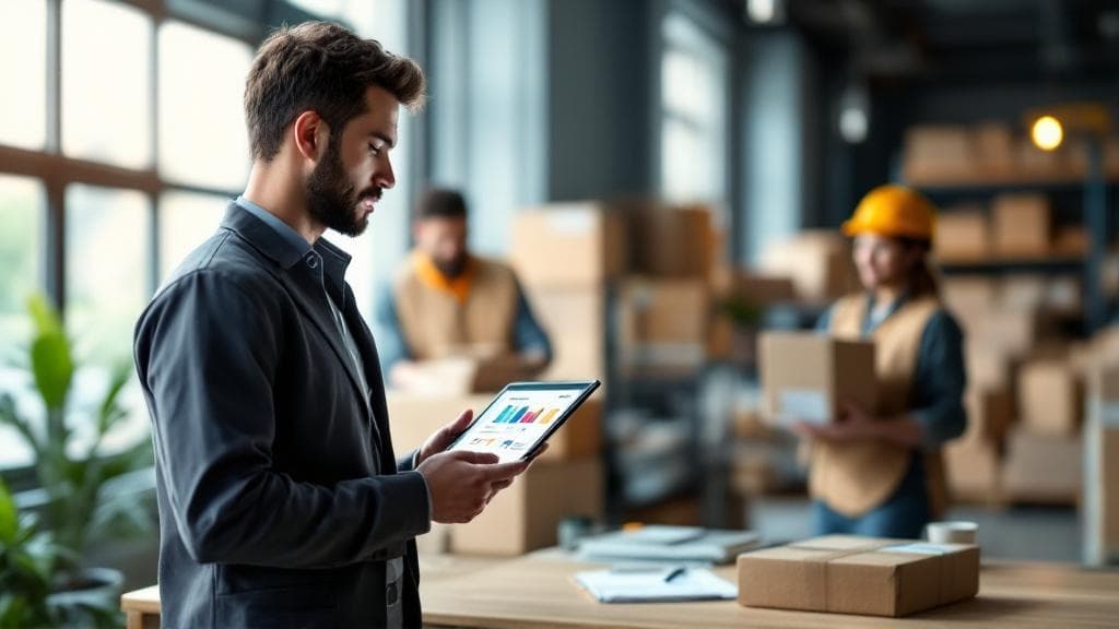 Team collaborating on standardized workflows